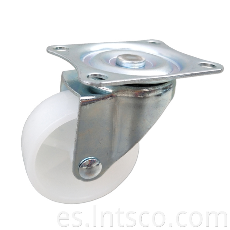 Light Duty White PP Casters